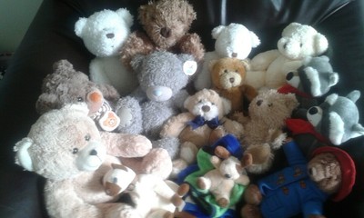 personalised teddy bear keyring